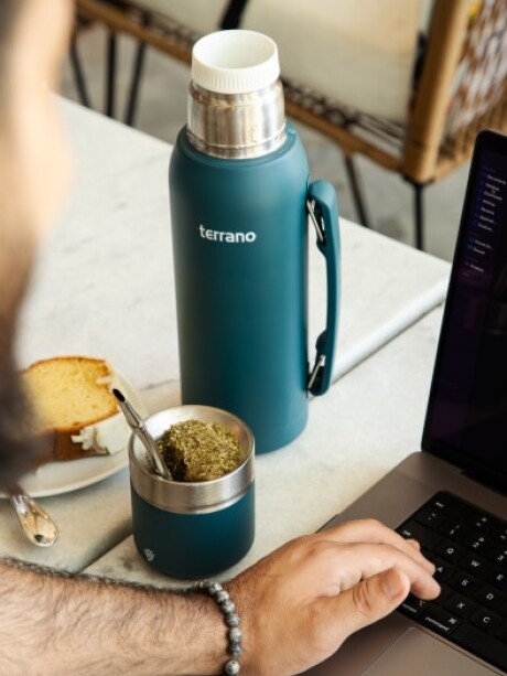 Set Acero 1LT. Mate Folkie Petróleo