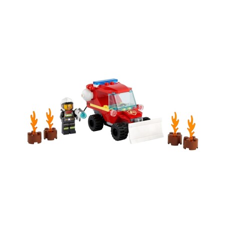 Lego City Camioneta de asistencia de bomberos 87 piezas Original Lego City Camioneta de asistencia de bomberos 87 piezas Original