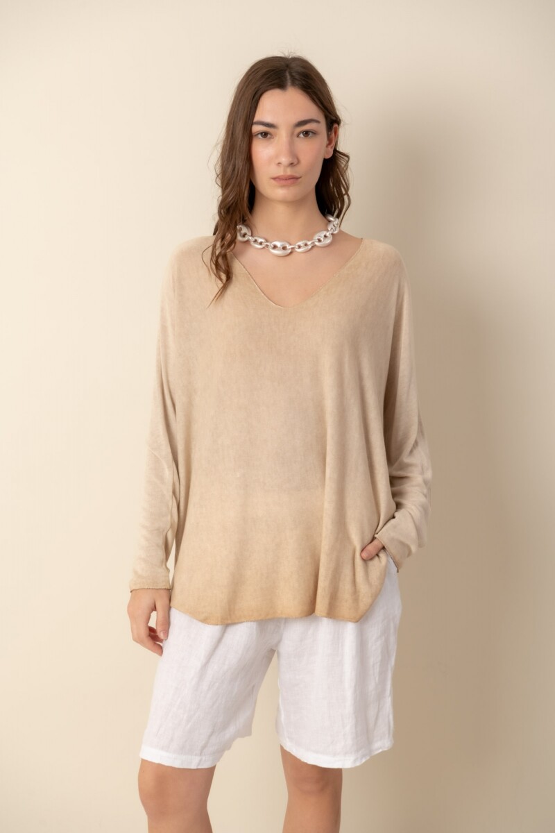 Sweater dama - Beige 