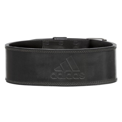 Cinturón De Cuero Para Levantamiento De Pesas Adidas Negro