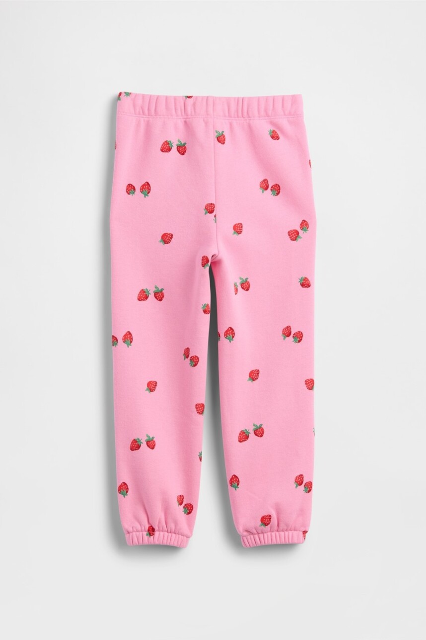 Pantalón Deportivo Logo Gap Toddler Niña Parisian Pink