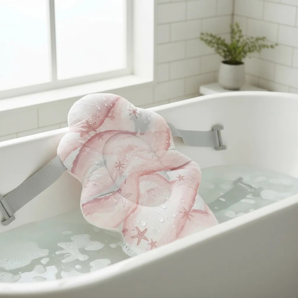 Reposera baño universal estampada KIKKABOO Nubo ESTRELLA DE MAR ROSA