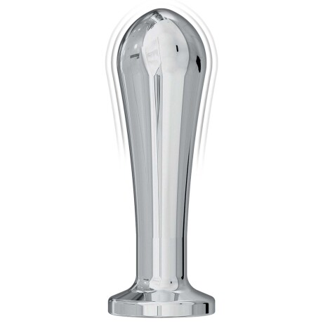 Plug Anal Vibrador con Control Ass-Sation Metal Silver