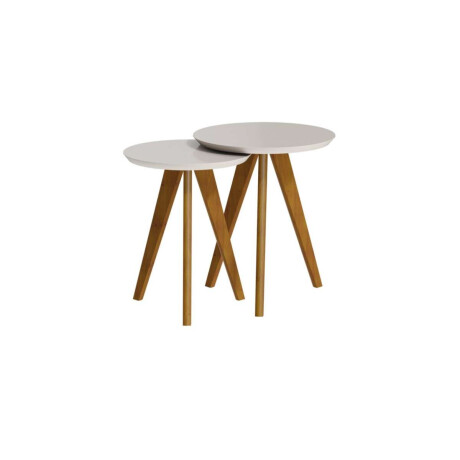 Mesa Lateral Classic Li­nea Manhattan Blanco
