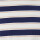 Remera Manga Larga Rayas Crudo Y Azul Marino