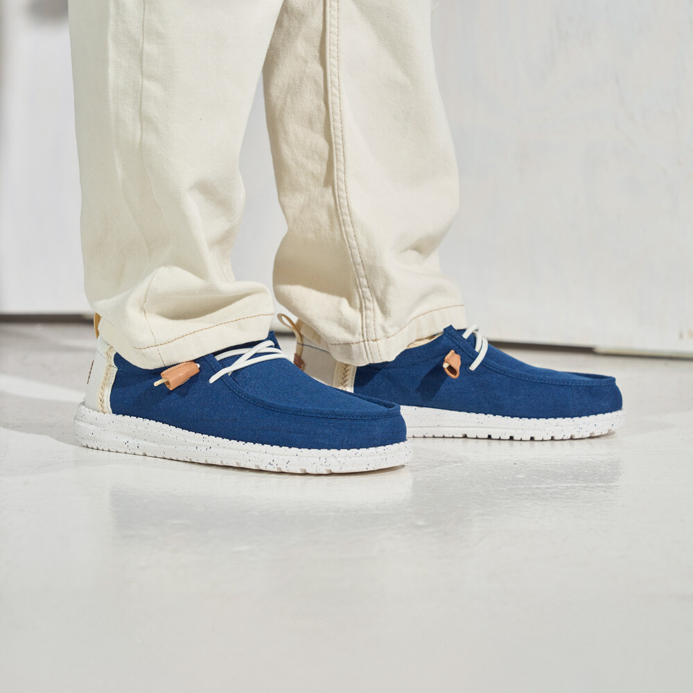 Wally Craft Linen - Hombre Sargasso Blue/White