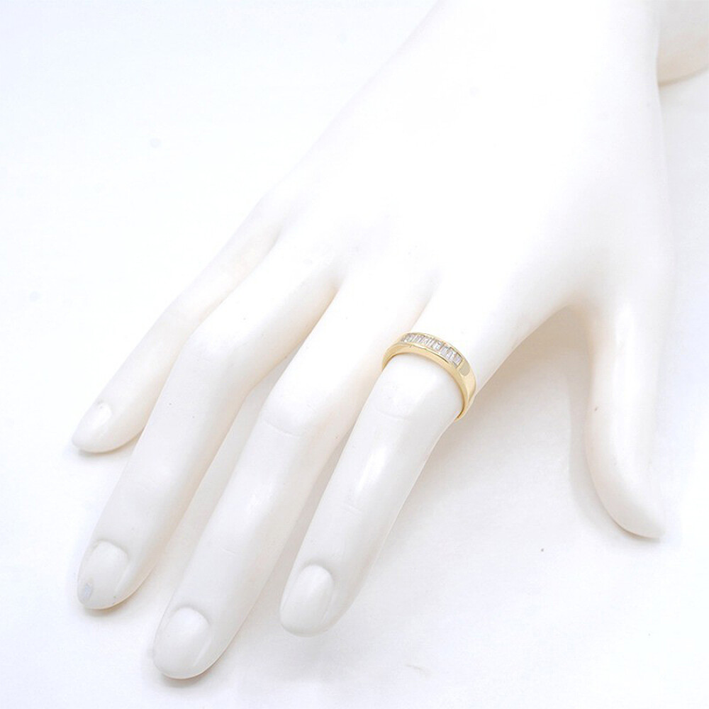 Anillo Medio Sin Fin En Oro 18K Y Brillantes Anillo Medio Sin Fin En Oro 18K Y Brillantes