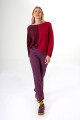 Sweater Bicolor Rojo