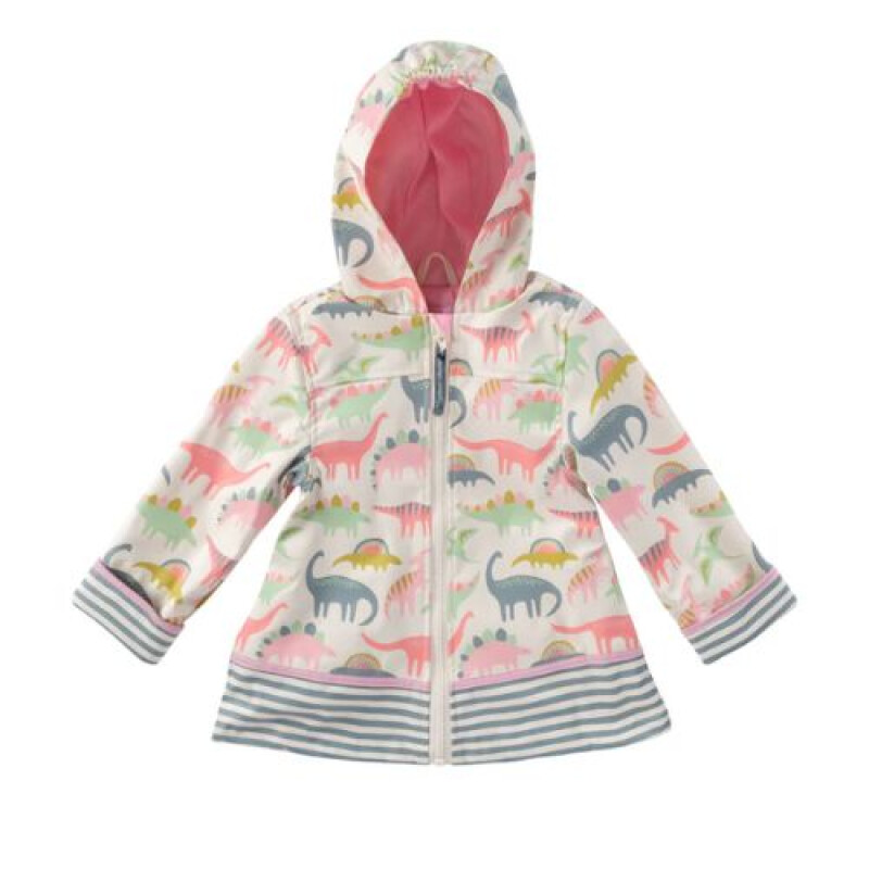 Campera Impermeable - Dino Rosa - Stephen Joseph Campera Impermeable - Dino Rosa - Stephen Joseph