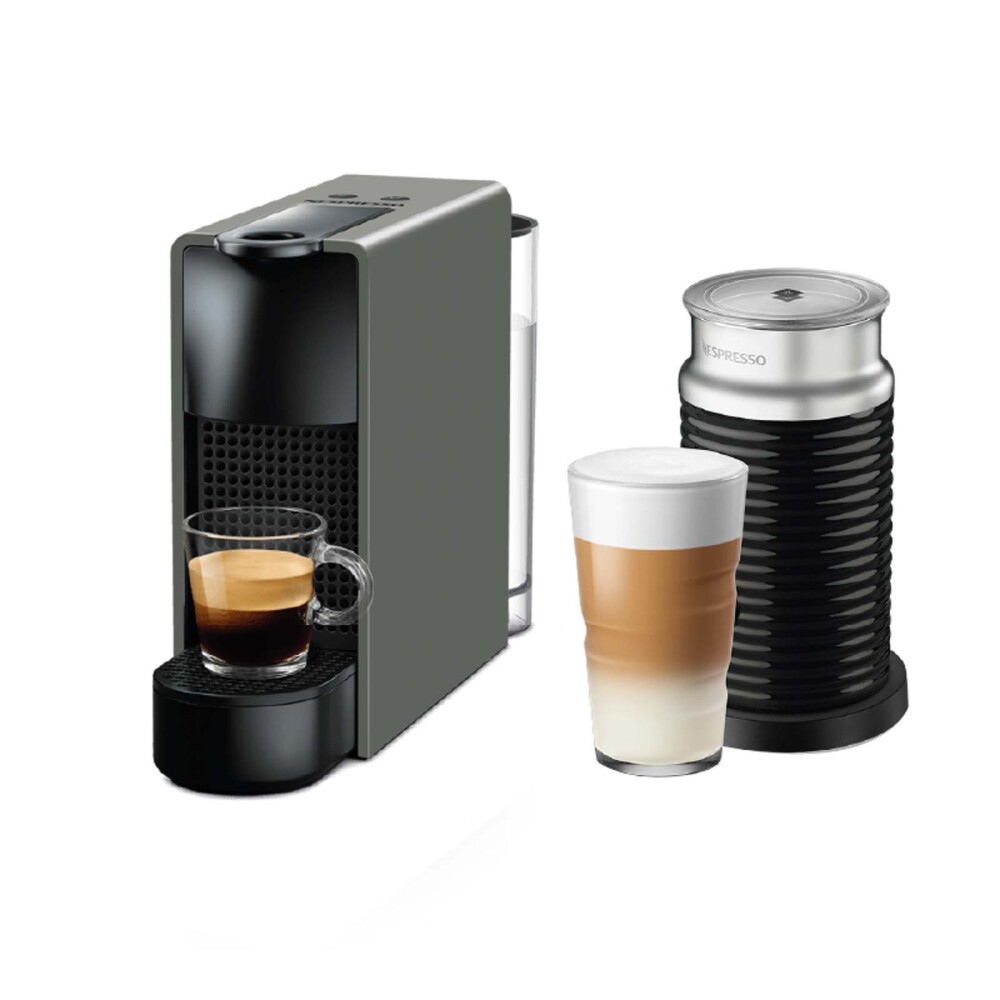 CAFETERA NESPRESSO ACERO GRIS ESSENZAC30 AEROCCINOBLACK ESSZCGAERO