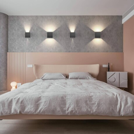 Spot aplique cubo led ángulo regulable 10w IP65 GRIS