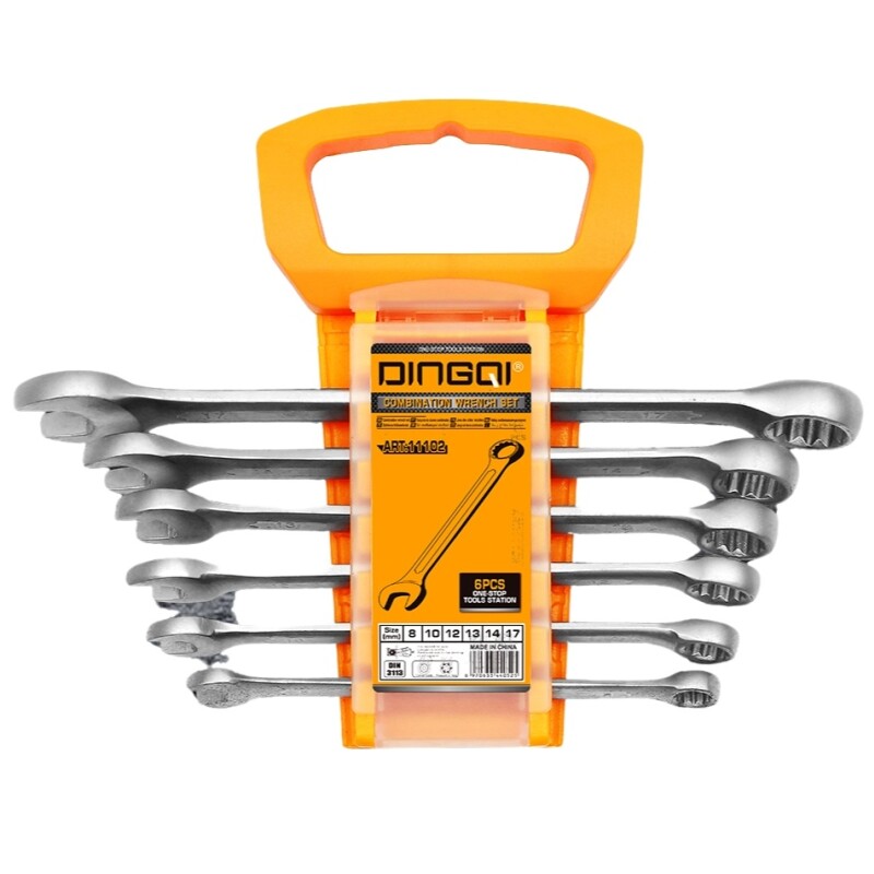 DINGQI JUEGO 6 PIEZAS LLAVES COMBINADAS 8-10-12-13-14-17MM Dingqi Juego 6 Piezas Llaves Combinadas 8-10-12-13-14-17mm