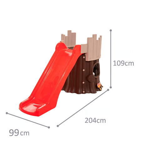 Tobogan Infantil Casita Árbol Starplay Israel 2mt Stp072984