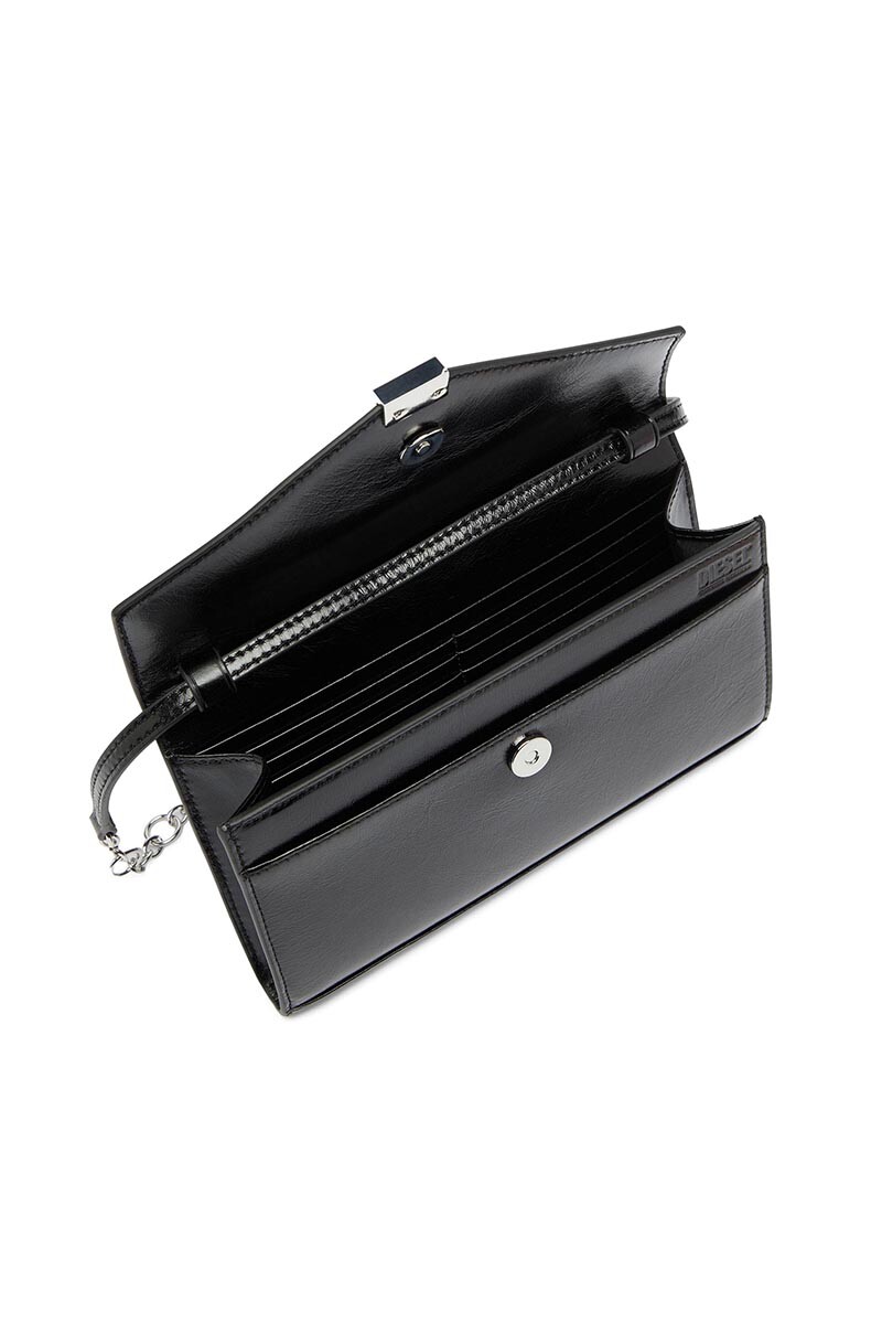 Cartera Para Mujer D-Envelop Wallet On Chain Negro