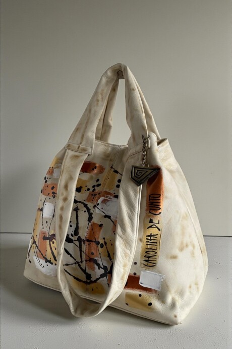 Cartera Kytzia Natural Multifunción Con Arte. Cartera Kytzia Natural Multifunción Con Arte.