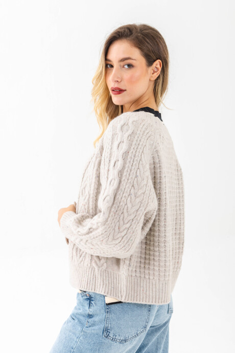 Cardigan Zoe Gris