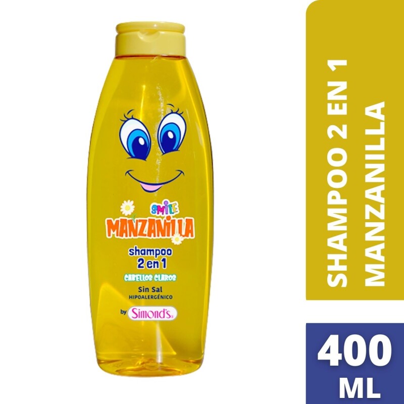 Shampoo Simonds Smile Kids Manzanilla Fácil de Peinar 400 ML Shampoo Simonds Smile Kids Manzanilla Fácil de Peinar 400 ML