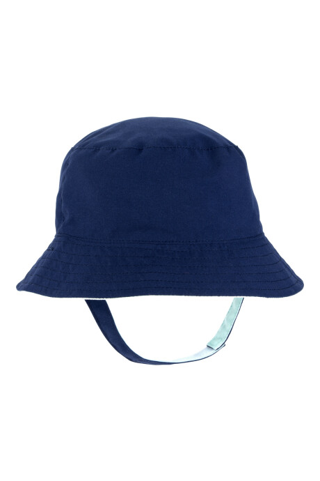 Gorro reversible con protección UPF 50+, azul y verde Gorro reversible con protección UPF 50+, azul y verde