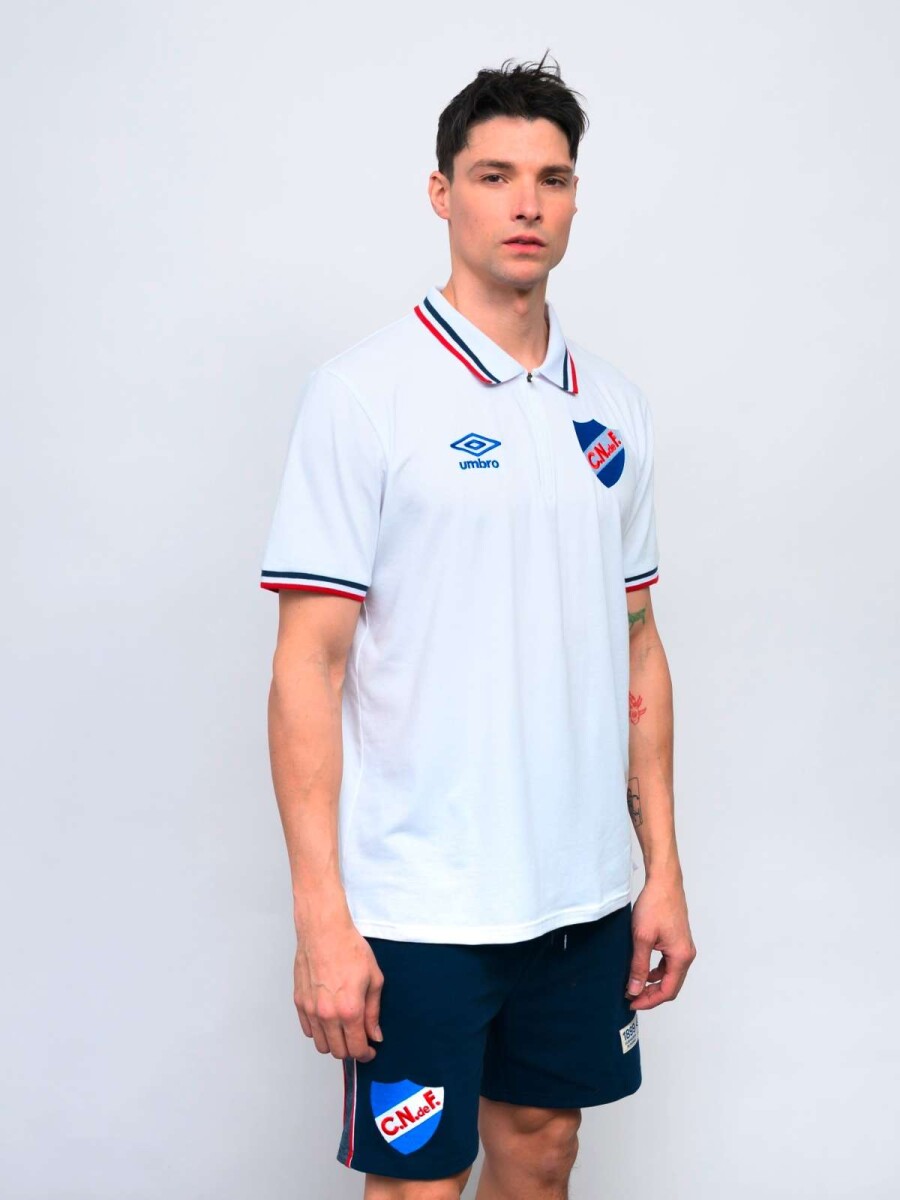 Polo Enkel de Hombre - Blanco 