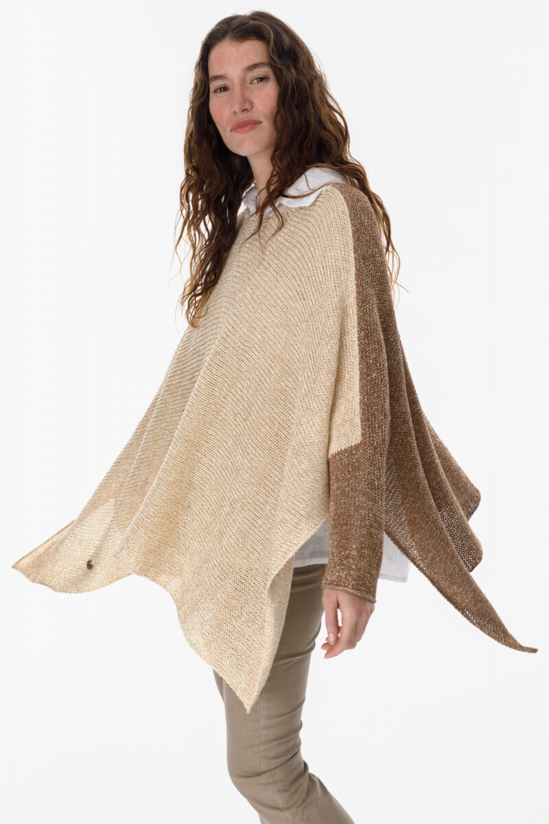 Poncho Misuna Cobre/Crudo