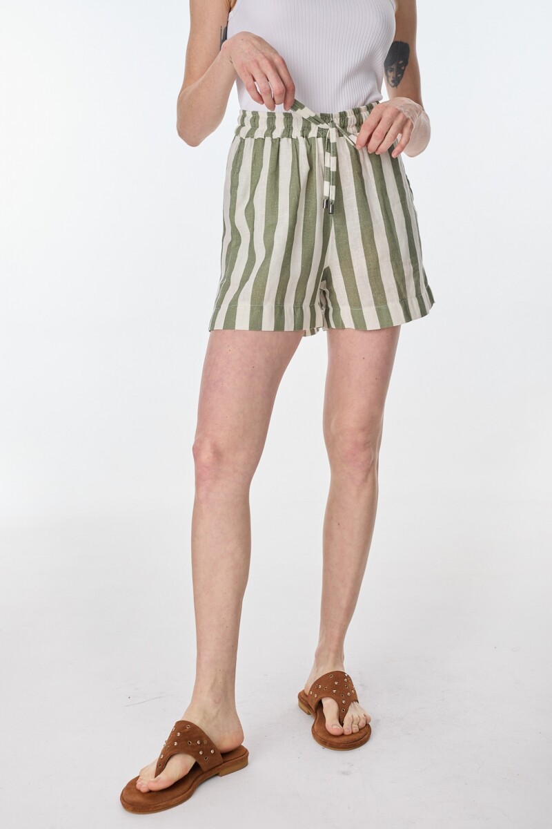 Short Balt Rayas Verde