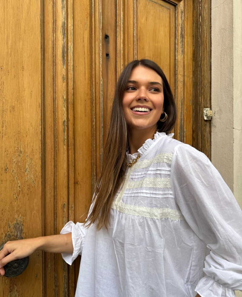 Camisa Agustina blanco