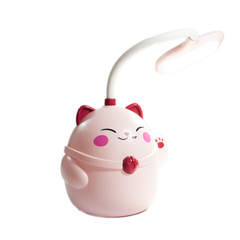 Outlet Portátil lámpara de mesa diseño happy cat colores USB Outlet Portátil Lámpara De Mesa Diseño Happy Cat Colores Usb