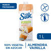 Leche Vegetal Silk Almendra Vainilla sin azúcar 1L Bebida Silk Alm Vain S/a 1l
