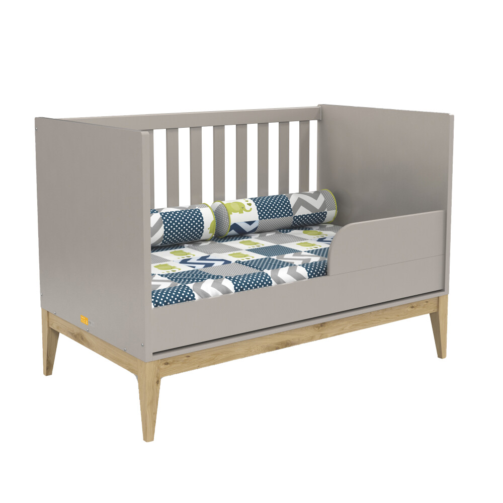 CUNA CAMA MDF-Y-MADERA GRIS FELICITAS