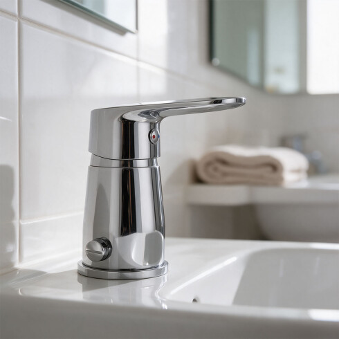 Griferia De Bidet Monocomando Cromo Quaranta Sprint CROMO