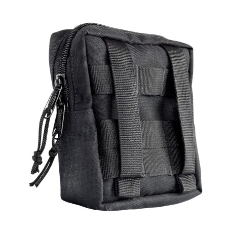 Pouch bolso porta accesorios en Cordura con sistema molle - 15x15cm Negro