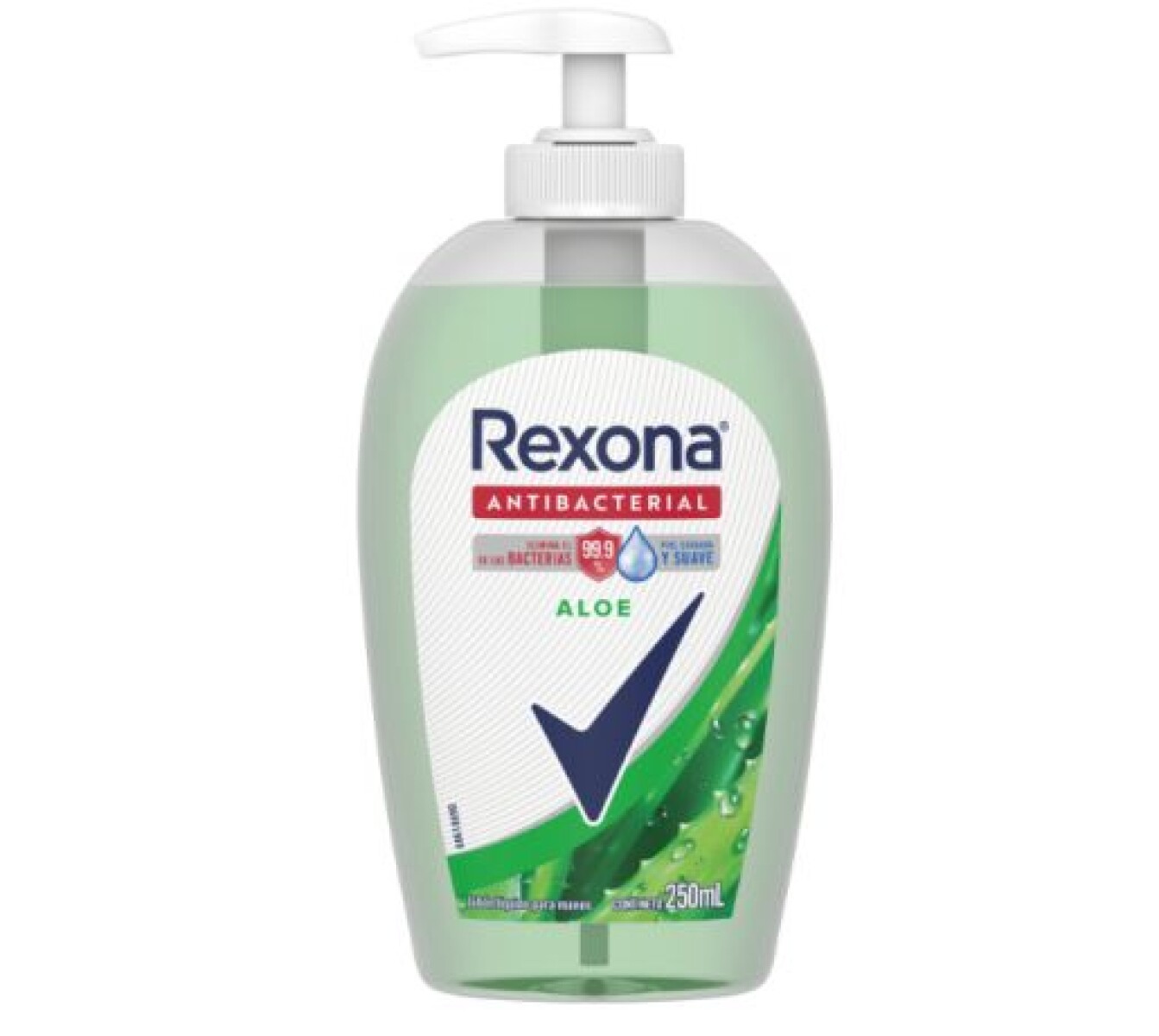 REXONA JABÓN LIQUIDO ALOE CON DISPENSADOR 250ml 