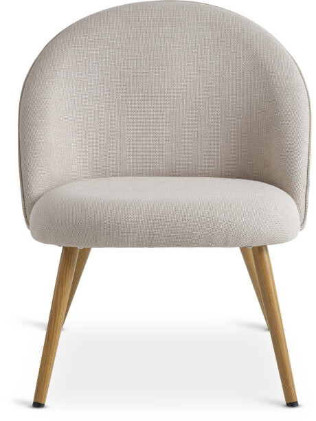 Sillón THORUP 1 cuerpo tela beige/color roble Sillón THORUP 1 cuerpo tela beige/color roble