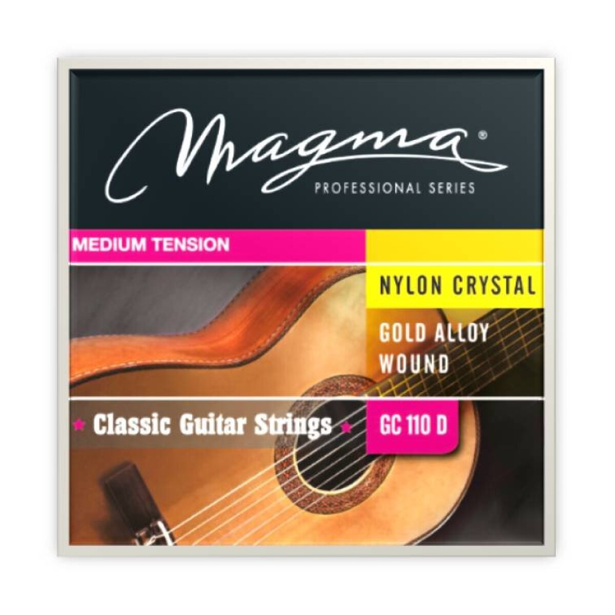 Encordado Guitarra Clásica Magma Tens. Media Dorada GC110D 