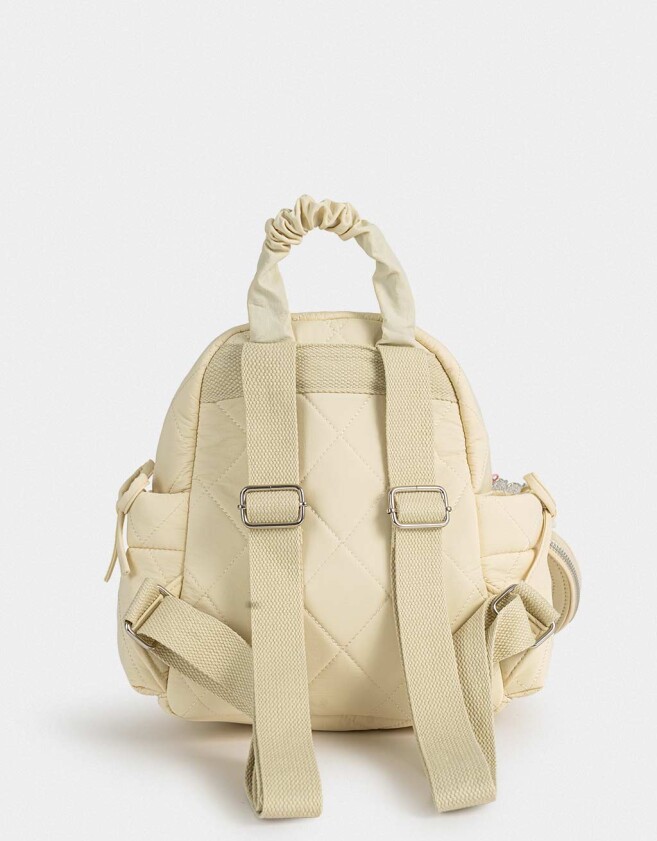 Mochilas Urbanas Mochila Chicas Superpoderosas - Blanco Crudo