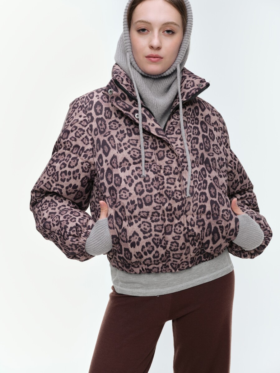 Campera Leopardo - Marron 
