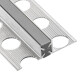 JUNTA DILATACION COLOR GRIS PERFIL ALUMINIO 10X10 2.5 MTS 000