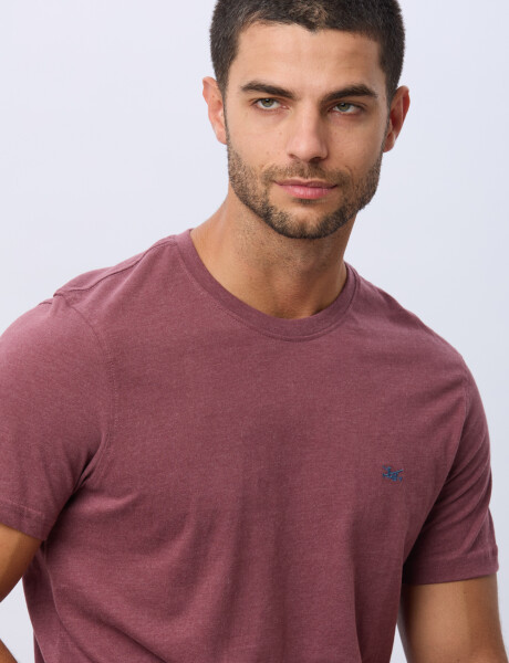 REMERA DE ALGODÓN Bordo