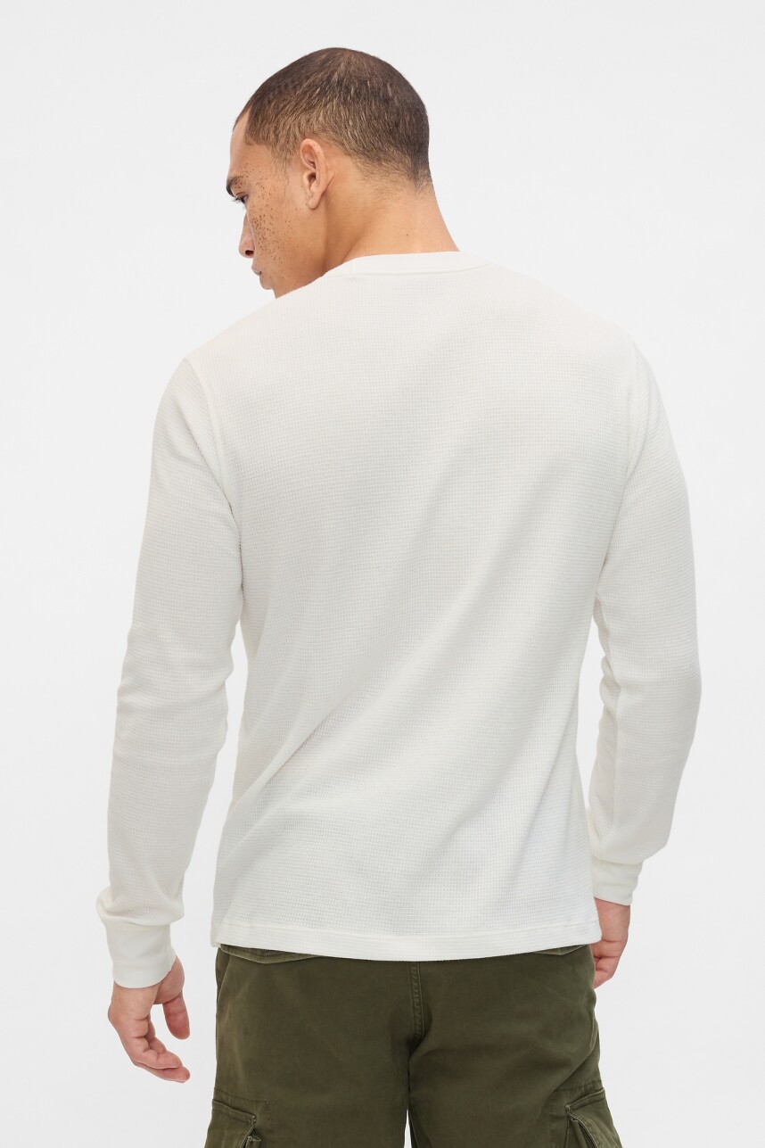 Buzo Waffle Hombre New Off White