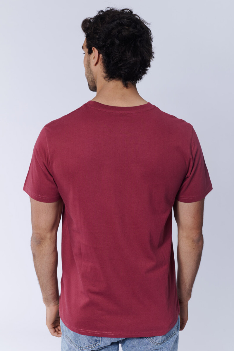 Remera Iron Man Bordo
