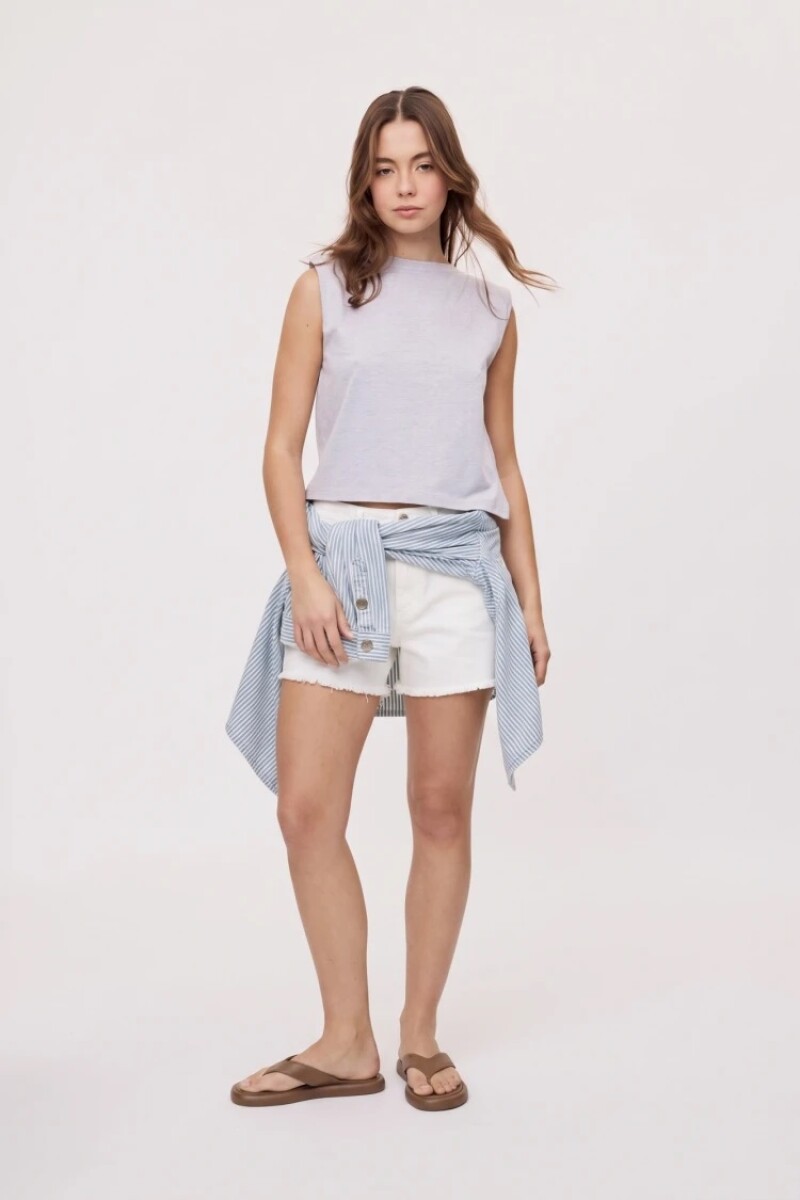 SHORT P.CAKE SOIE - BLANCO 