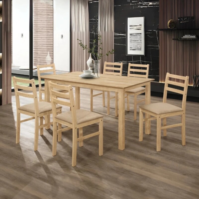 Juego Comedor New Starter 6s Natural Juego Comedor New Starter 6s Natural