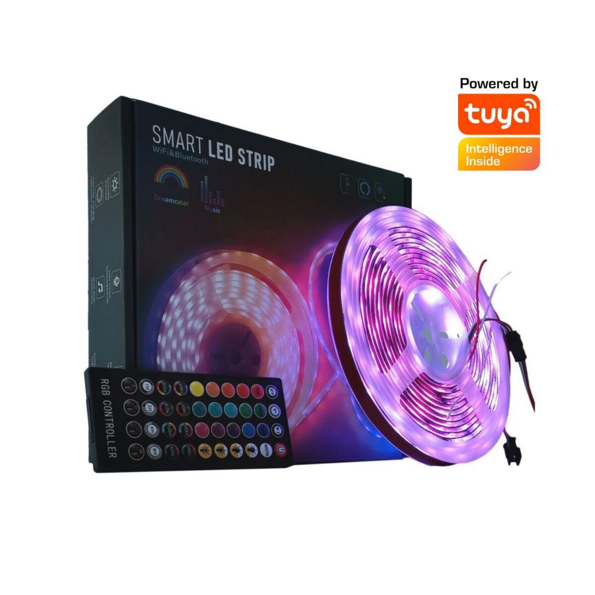 Tira de Led Wifi 5MTS Rgb Tuya Smart 