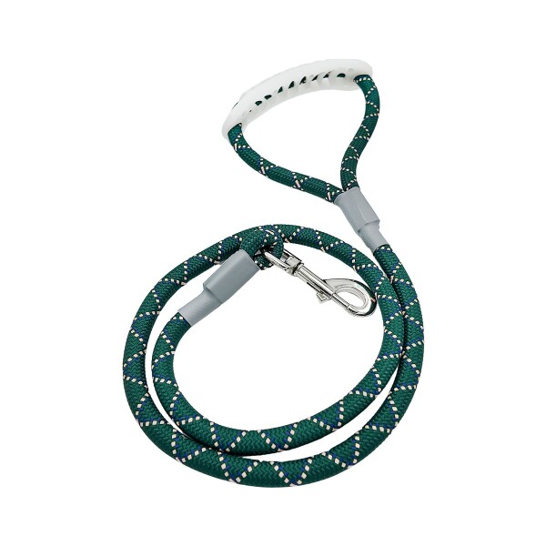 Correa Perro 110Cm Reforzada Cuerda Ergonomica Hasta 60 Kg Variante Color Verde