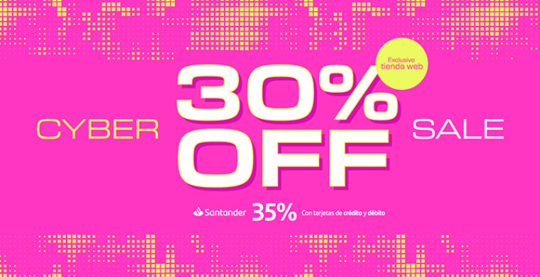 ¡Llegó el Cyber Sale a SiSi! Del 3 al 5 de junio: TODA la web con 30% OFF!