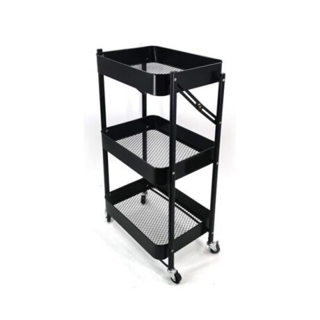 ORGANIZADOR C/RUEDAS METAL TRIPLE NEGRO ORGANIZADOR C/RUEDAS METAL TRIPLE NEGRO