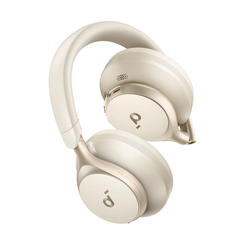 Auriculares Inalámbricos Anker Soundcore Space One ANC Crema Auriculares Inalámbricos Anker Soundcore Space One ANC Crema
