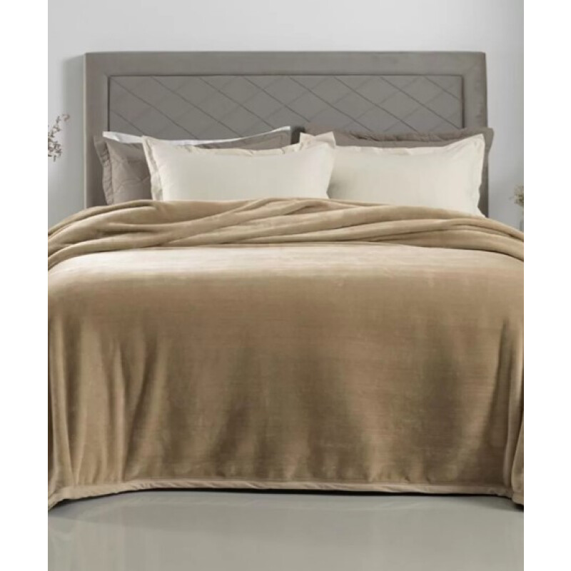 Frazada Cobertor Lisa Karsten Color Beige Trigo Adele Diseño De La Tela Liso - 2 plazas: 220x260cm Frazada Cobertor Lisa Karsten Color Beige Trigo Adele Diseño De La Tela Liso - 2 plazas: 220x260cm
