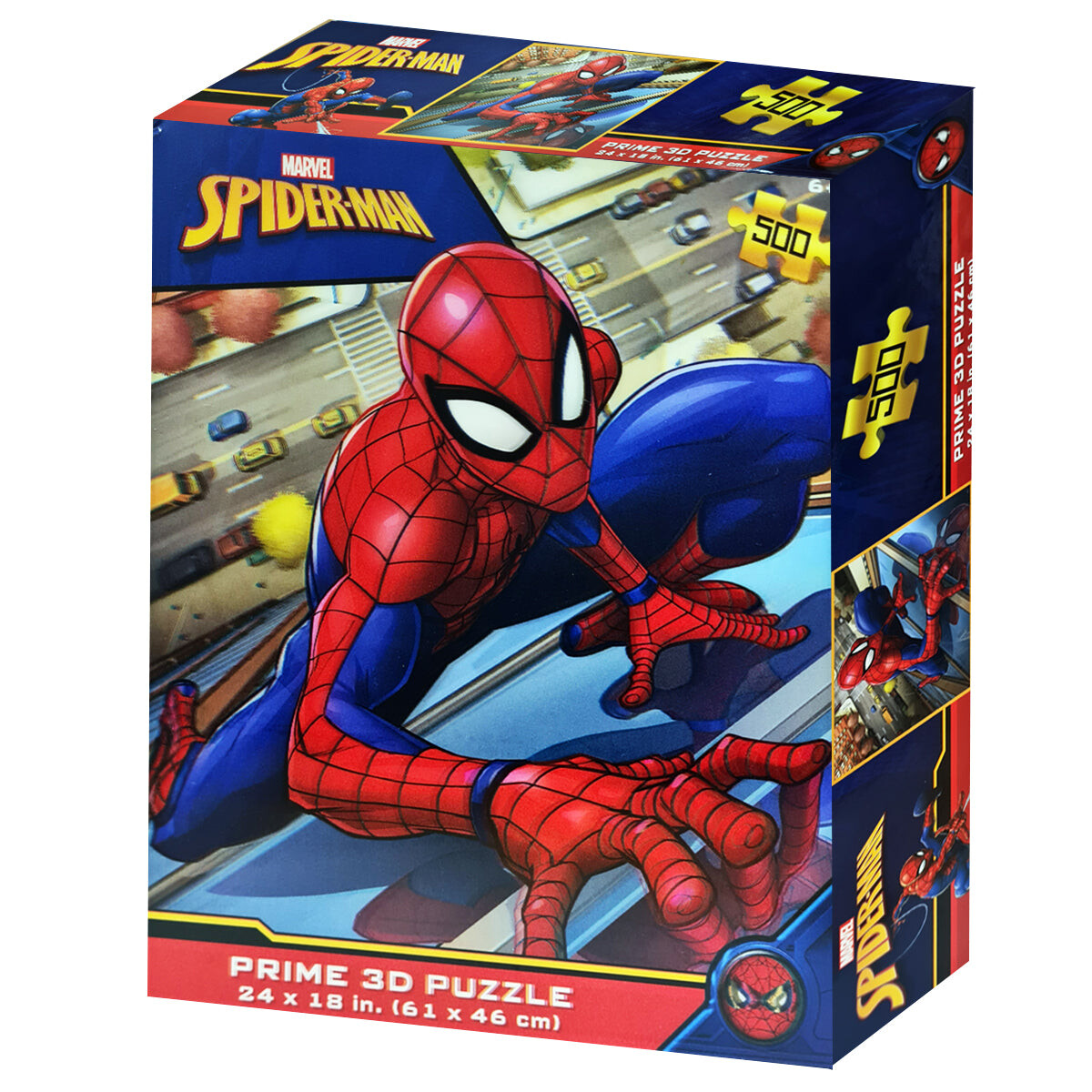 Puzzle Prime 3D Lenticular Marvel Spiderman 500 pzs - Spiderman 