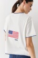 TSHIRT USA Blanco
